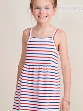Vineyard Vines Everyday Tank Dress Patriotic Stripe  XS